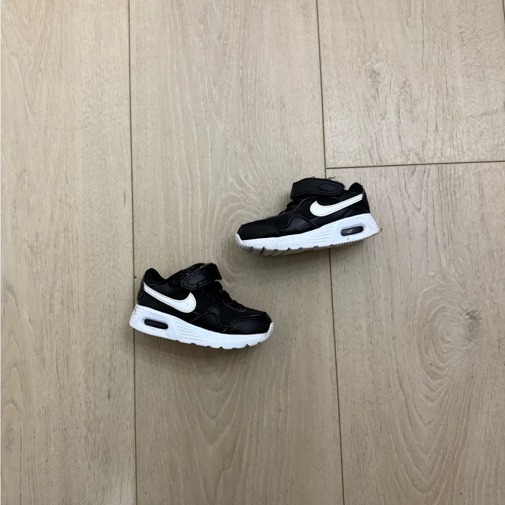 Nike Kids Black and White Air Max Sneakers